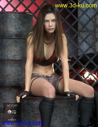 3D打印模型Rhogue HD for Genesis 8 Female的图片