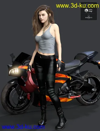 3D打印模型Rhogue HD for Genesis 8 Female的图片
