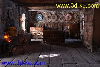 3D打印模型ROG Medieval Fantasy Bedroom的图片