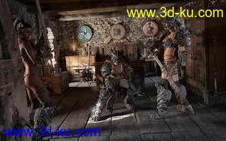 3D打印模型ROG Medieval Fantasy Bedroom的图片