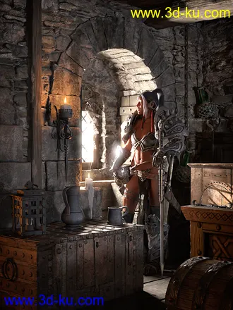 3D打印模型ROG Medieval Fantasy Bedroom的图片