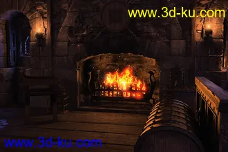 3D打印模型ROG Medieval Fantasy Bedroom的图片