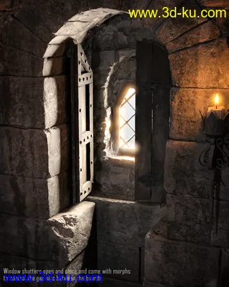 3D打印模型ROG Medieval Fantasy Bedroom的图片