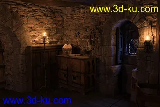 3D打印模型ROG Medieval Fantasy Bedroom的图片