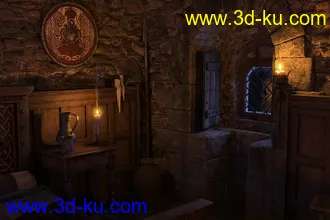 ROG Medieval Fantasy Bedroom模型的图片15