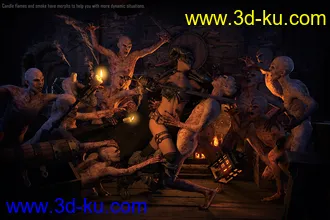3D打印模型ROG Medieval Fantasy Bedroom的图片