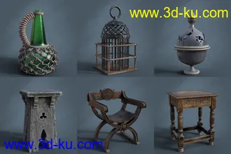 3D打印模型ROG Medieval Fantasy Bedroom的图片