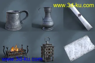 3D打印模型ROG Medieval Fantasy Bedroom的图片