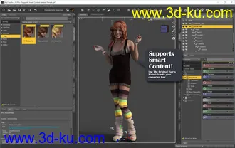 3D打印模型RSSY Hair Converter from Genesis to Genesis 8 Female的图片