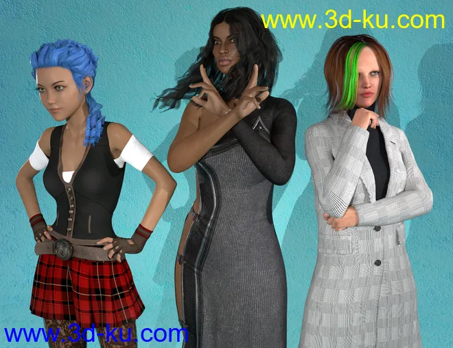 RSSY Hair Converter from Genesis to Genesis 8 Female模型的图片5