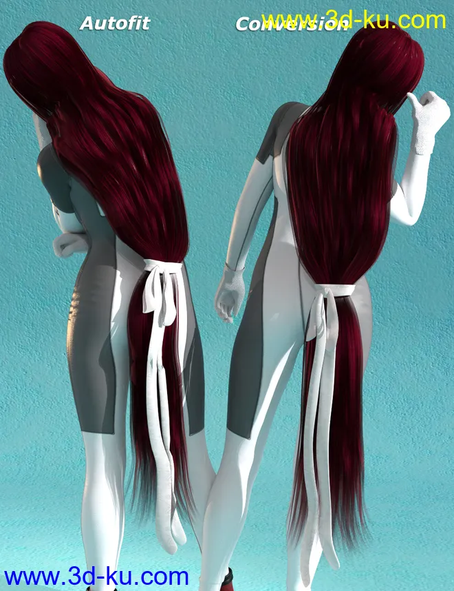 RSSY Hair Converter from Genesis to Genesis 8 Female模型的图片7