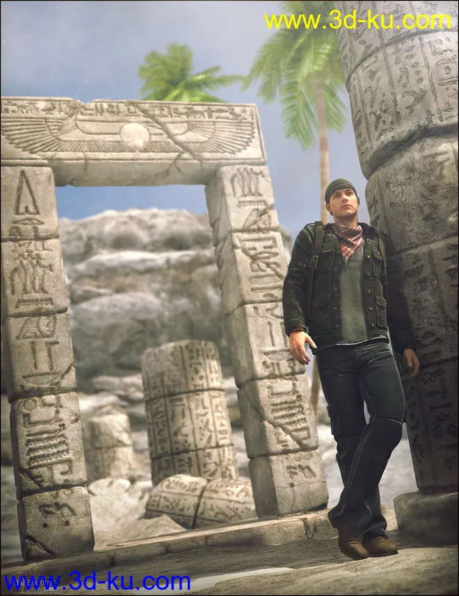 Ruins Of Egypt 01模型的图片1