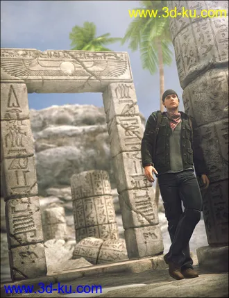 3D打印模型Ruins Of Egypt 01的图片