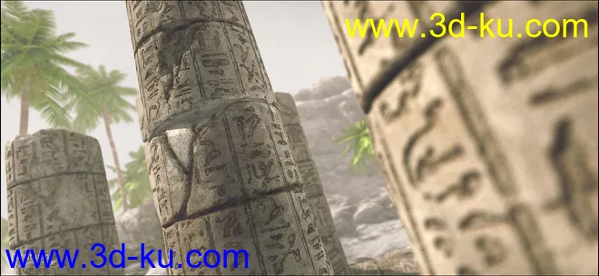 Ruins Of Egypt 01模型的图片2