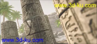 3D打印模型Ruins Of Egypt 01的图片