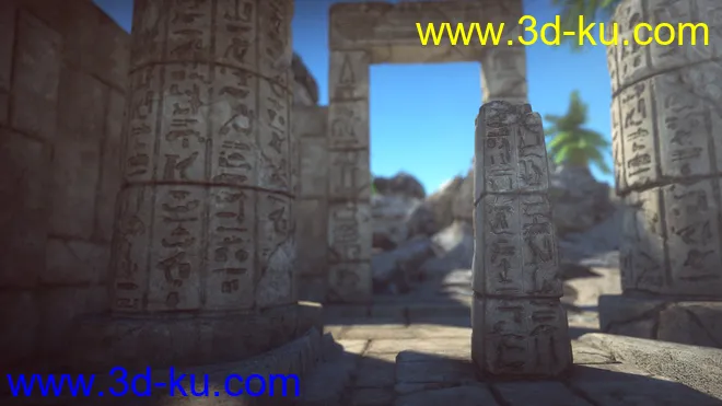 Ruins Of Egypt 01模型的图片8