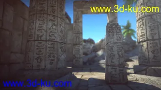 3D打印模型Ruins Of Egypt 01的图片