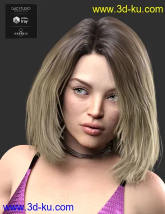 3D打印模型Ryleigh HD for Genesis 8 Female的图片