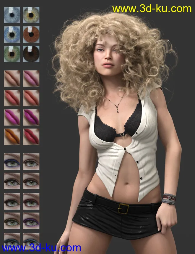 Ryleigh HD for Genesis 8 Female模型的图片6