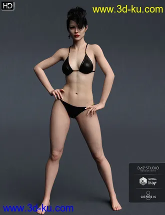 3D打印模型Sasha HD for Genesis 8 Female的图片