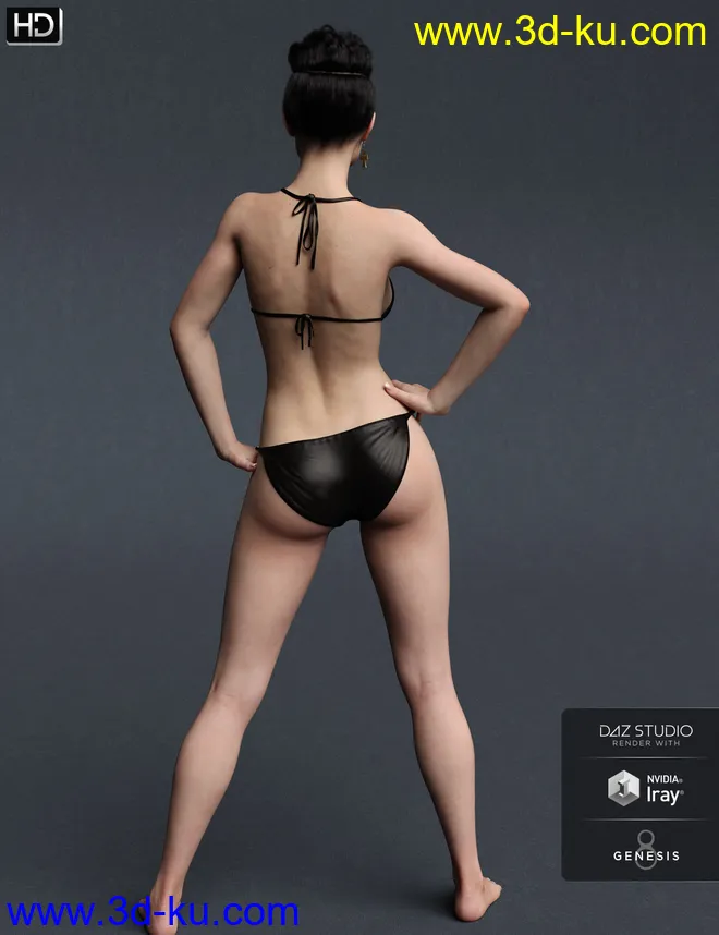 Sasha HD for Genesis 8 Female模型的图片10