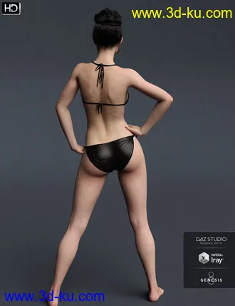 3D打印模型Sasha HD for Genesis 8 Female的图片