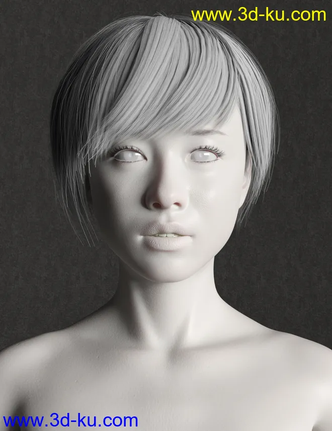 Saya HD Character And Hair for Genesis 8 Female模型的图片4