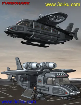 3D打印模型Sci Fi Flyer Bundle的图片