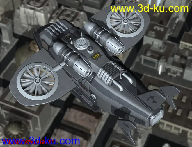 Sci Fi Flyer Bundle模型的图片4