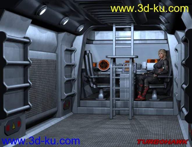 Sci Fi Flyer Bundle模型的图片5