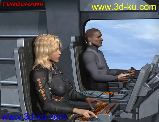 Sci Fi Flyer Bundle模型的图片7