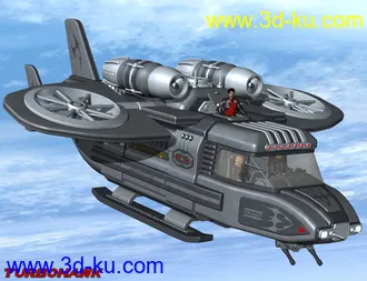 3D打印模型Sci Fi Flyer Bundle的图片