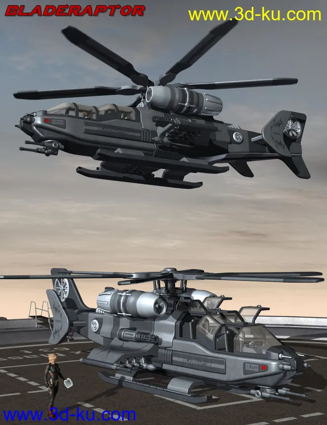 Sci Fi Flyer Bundle模型的图片9