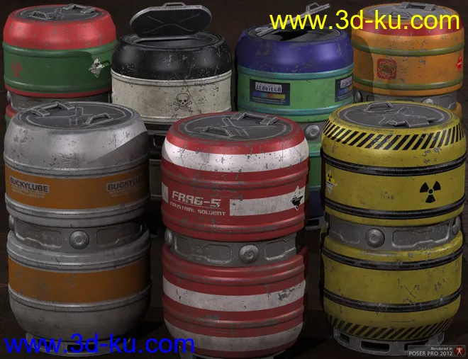 Sci Fi Freight Containers模型的图片2
