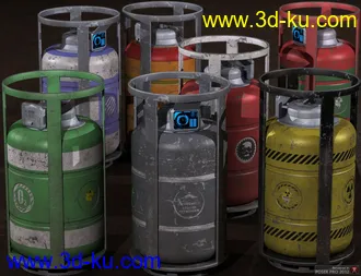 3D打印模型Sci Fi Freight Containers的图片