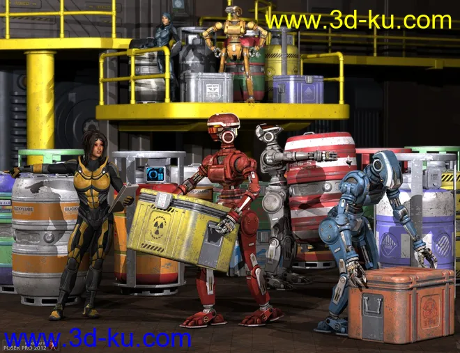 Sci Fi Freight Containers模型的图片6