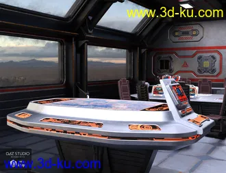 3D打印模型Sci Fi Stronghold Tactical Room的图片