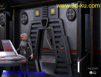 3D打印模型Sci Fi Stronghold Tactical Room的图片