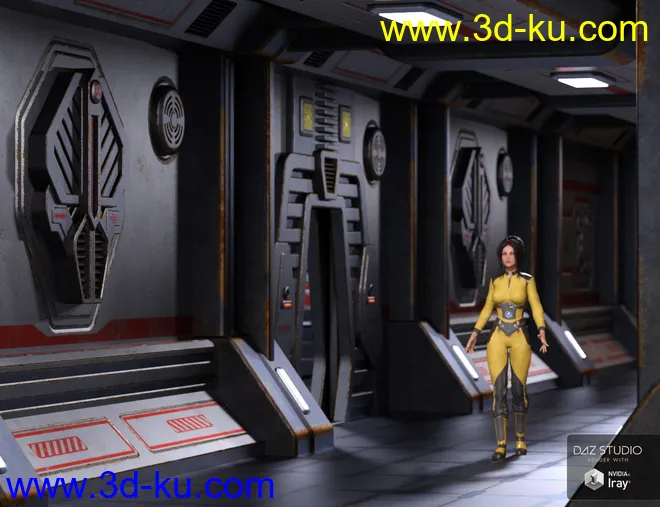 Sci Fi Stronghold Tactical Room模型的图片5