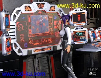 3D打印模型Sci Fi Stronghold Tactical Room的图片