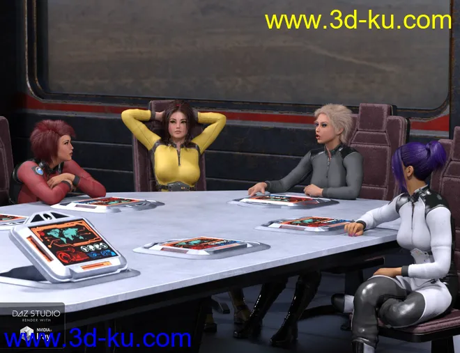 Sci Fi Stronghold Tactical Room模型的图片11