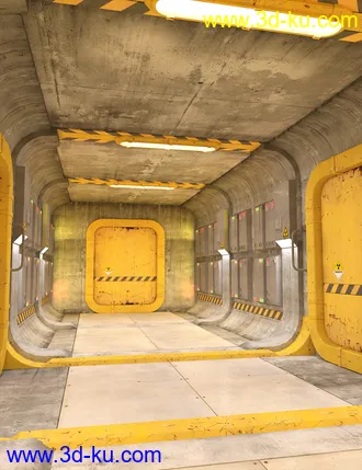 3D打印模型Sci-fi Containment Station Floor的图片