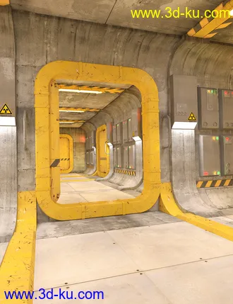 3D打印模型Sci-fi Containment Station Floor的图片