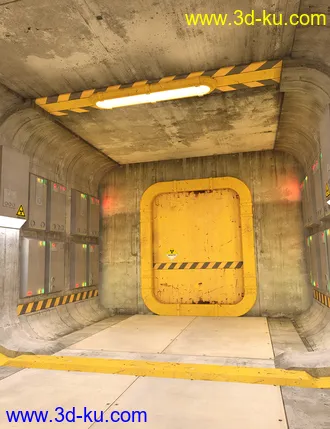 3D打印模型Sci-fi Containment Station Floor的图片
