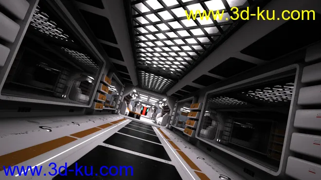 Sci-Fi Interior Kit 2模型的图片4