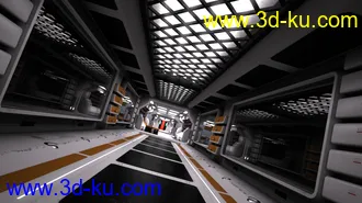 3D打印模型Sci-Fi Interior Kit 2的图片
