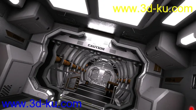 Sci-Fi Interior Kit 2模型的图片5