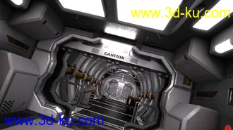 3D打印模型Sci-Fi Interior Kit 2的图片