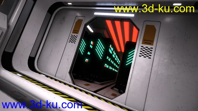 Sci-Fi Interior Kit 2模型的图片6