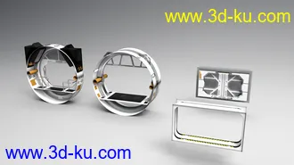 3D打印模型Sci-Fi Interior Kit 2的图片
